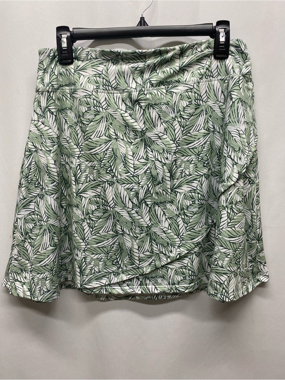 Eddie Bauer Kacey tennis skirt size large green tropical beach pickleball golf